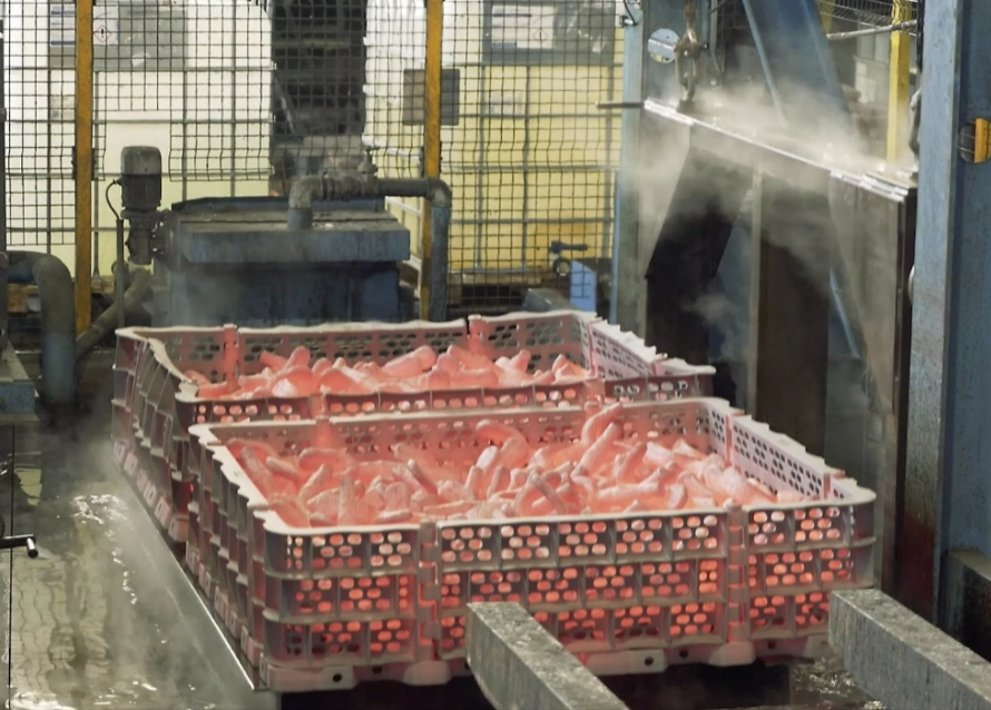 Traitement thermique de pièces forgées chez Forgex